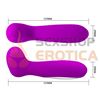 Masajeador vaginal con carga USB